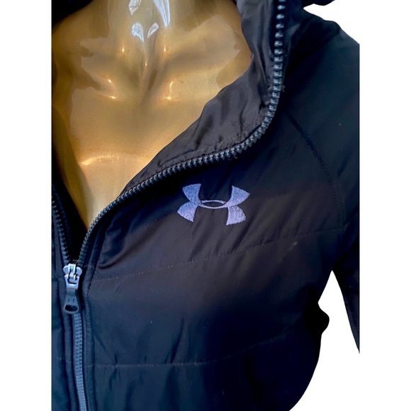 Under Armour Winter Jacket | Black & Grey Puffer Jacket - Picture 9 of 10